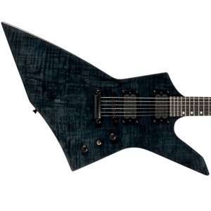 Spira Guitars X-500 TBK E Roasted Maple Hardtail HH - Transparent Black